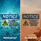 Signmission High Voltage Test In Progress Sign, Vinyl Decal, 5in W x 3.5in L, 2PK OS-2PACK-NS-D-35-L-13510 - alternate 2